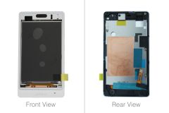 Genuine Sony ST27i Xperia Go White LCD Screen With Frame - 1264-8198