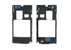 Genuine Sony ST23i Xperia Miro Black Chassis / Middle Cover - 1266-8150