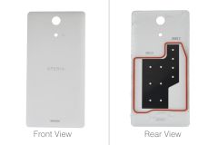 Genuine Sony C5502, C5503 Xperia ZR White Battery Cover - 1270-8166