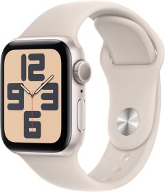 APPLE Watch SE (2023) - 40 mm Starlight Case with Starlight Sports Band, M/L - A-Grade