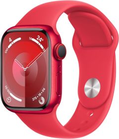 APPLE Watch Series 9 Cellular - 41 mm (PRODUCT) RED Aluminium Case & Sport Band, M/L - MRY83QA/A