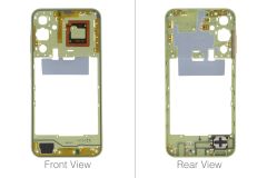 Official Samsung Galaxy A25 5G SM-A256 Yellow Middle Cover / Chassis - GH82-33219C