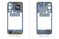 Official Samsung Galaxy A25 5G SM-A256 Blue Middle Cover / Chassis - GH82-33219D