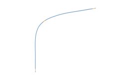 Official Samsung Galaxy A25 5G SM-A256 120.7mm Blue Coaxial Cable - GH39-02148A