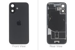 Official Apple iPhone 16 Black Battery Cover (OEM Pulled)