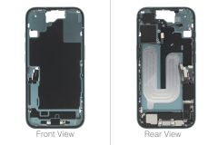 Official Apple iPhone 16 Green Chassis / Middle Frame (OEM Pulled)