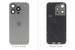 Official Apple iPhone 16 Pro Natural Titanium Battery Cover (OEM Pulled)