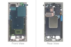 Official Samsung Galaxy S24 Ultra SM-S928 Titanium Grey / Violet /Orange Display Frame / Chassis - GH82-33399A
