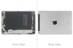 Official Apple iPad (6th Gen) Wi-Fi+Cellular A1954 Silver Rear Assembly With Battery - Mixed Grade