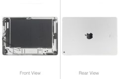 Official Apple iPad (7th Gen) Wi-Fi A2197 Silver Rear Assembly With Battery - Mixed Grade