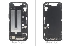 Official Apple iPhone 16e Black Chassis / Middle Frame (OEM Pulled)