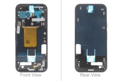 Official Google Pixel 9a Obsidian Black Chassis / Middle Frame - G949-01307-00
