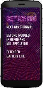 Caterpillar CAT S62 Pro 128GB FLIR Thermal Imaging Dual SIM Sim Free / Unlocked Mobile Phone 