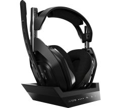 ASTRO A50 Wireless 7.1 Gaming Headset & Base Station - Black
