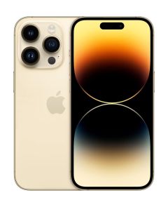 Apple iPhone 14 Pro 128GB Gold Sim Free / Unlocked Mobile Phone - MQ083ZD/A