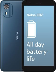 Nokia C02 4G Dual SIM 32GB Cyan Sim Free Mobile Phone - A-Grade