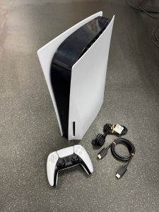 UKNOWN FAULT - Sony PlayStation 5 PS5 1TB CFI-1016A Disk Console with Controller / Cables 
