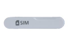 Genuine Samsung Galaxy Tab A 10.1" 2016 LTE SM-T585 White Sim Card Cover / Cap - GH63-12809B