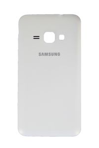Genuine Samsung Galaxy J1 2016 SM-J120 White Battery Cover - GH98-38906A