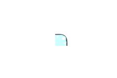 Official Google Pixel 4A 5G Bottom Left LCD Adhesive - G806-03981-01