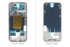 Official Google Pixel 9a Porcelain White Chassis / Middle Frame - G949-01308-00