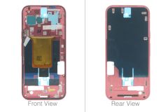 Official Google Pixel 9a Pink Peony Chassis / Middle Frame - G949-01310-00