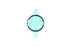 Genuine Samsung Galaxy Watch Active SM-R500 Adhesive For Rear Window / Back Adhesive - GH02-17749A  