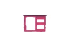 Official Samsung J4+ J415 Pink Sim & Memory Card Tray / Holder - GH64-07110F