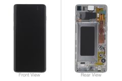 Official Samsung Galaxy S10 G973 Prism White LCD Screen & Digitizer - GH82-18850B