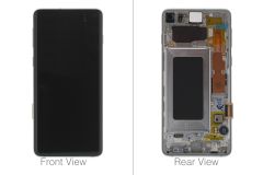 Official Samsung Galaxy S10 G973 Prism Silver LCD Screen & Digitizer - GH82-18850G