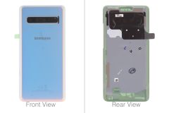 Official Samsung Galaxy S10 5G G977 Crown Silver Rear / Battery Cover - GH82-19500A