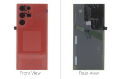 Official Samsung Galaxy S22 Ultra 5G SM-S908 Red Rear / Battery Cover - GH82-27457H