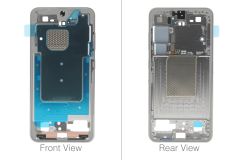 Official Samsung Galaxy S24 SM-S921 Marble Grey Chassis / Middle Frame - GH82-33418B