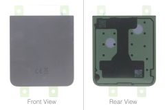 Official Samsung Galaxy Z Flip 6 5G SM-F741 Silver Shadow Battery Cover - GH82-35182A