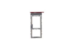 Official Samsung Galaxy S20+ 5G SM-G986 & S20+ SM-G985 Red Sim & Memory Card Tray / Holder - GH98-45005G