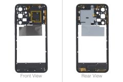 Official Samsung Galaxy A16 5G SM-A166 Blue Black Chassis / Middle Frame - GH98-49821A