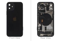 Official Apple iPhone 12 Black Battery Cover (OEM Pulled)