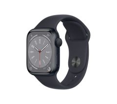 APPLE Watch Series 8 - Midnight with Midnight Sports Band, 41 mm - MNP53B/A - A-Grade