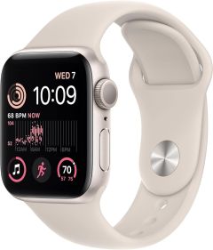 APPLE Watch SE (2023) - 40 mm Starlight Aluminium Case with Starlight Sport Loop - A-Grade