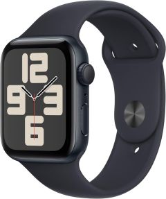 APPLE Watch SE (2023) - 44 mm Midnight Aluminium Case with Midnight Sport Band, S/M - C-Grade