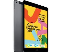 APPLE 10.2" iPad 7th Gen (2019) with Cellular A2198 - 32 GB, Space Grey - MW6A2B/A