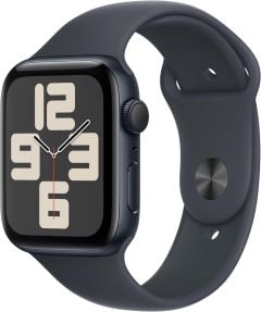 APPLE Watch SE - 44 mm 2nd Gen Midnight Aluminium Case with Midnight Sport Band, M/L - A-Grade