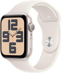 APPLE Watch SE - 44 mm 2nd Gen Starlight Aluminium Case with Starlight Sports Band, S/M - A-Grade