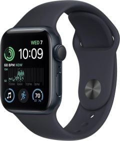 APPLE Watch SE Cellular - 40 mm Midnight Aluminium Case with Midnight Sport Band, M/L - A-Grade