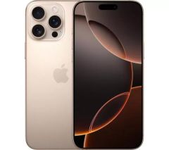 Apple iPhone 16 Pro Max 1TB Desert Titanium Sim Free / Unlocked Mobile Phone - MYX63QN/A