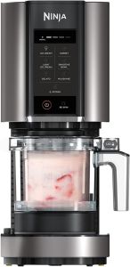 NINJA Creami NC300UK Ice Cream & Frozen Dessert Maker - Black & Silver	